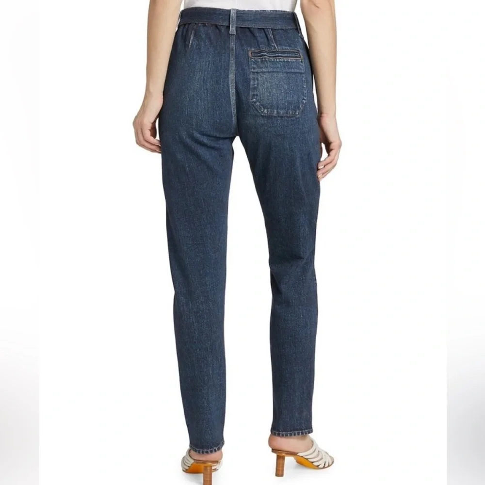 rag & bone XXS Miramar High Rise Blue Jeans soft sweatpants print - Picture 2 of 5